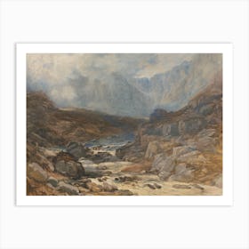 Welsh Mountain Stream, David Cox Art Print