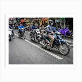 Connected Hanoi Art Print