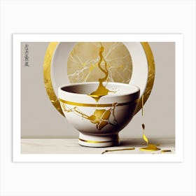 Gold And Silver Art Print