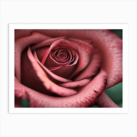 Beautiful  Pink Rose  Art Print