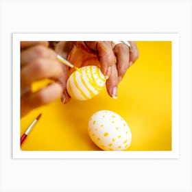 Easter Egg Painting 30 Art Print