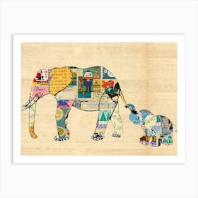 Nursery Elephant Art Print
