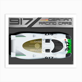 Porsche 917 Prototype Art Print