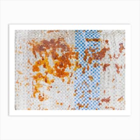 Rusty Tarp. Rusty Canvas 1 Art Print