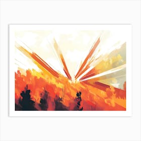 Sun Rises Art Print