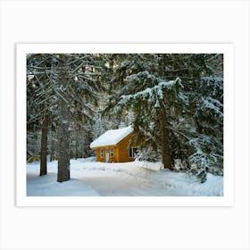 Cabin In The Woods 11 Art Print