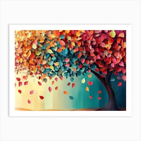 Autumn Tree 1 Art Print