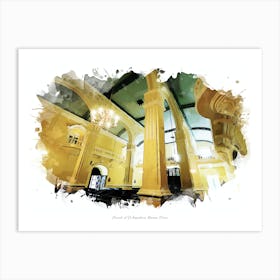 Church Of St Augustine, Macau, China Art Print