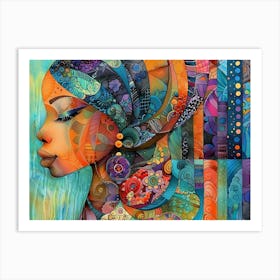 African Woman Art Print