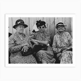 Women At 4 H Club Fair, Cimarron, Kansas By Russell Lee Art Print