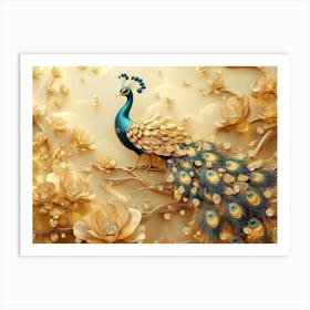 Peacock 53 Art Print