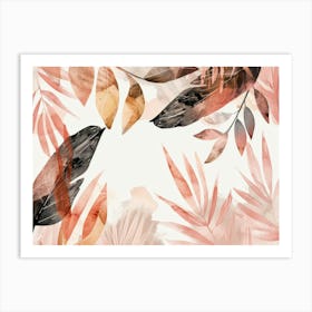 Tropical Leaves 138 Art Print