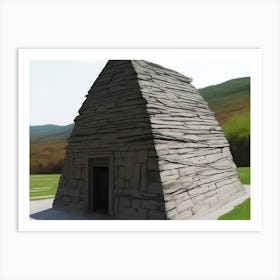 Ancient Irish Hut Art Print