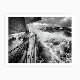 Stormy Seas 6 Art Print