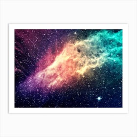 Deep space, mashups #1 Art Print