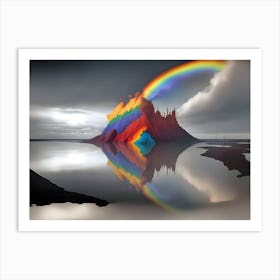 Rainbow In The Sky 3 Art Print