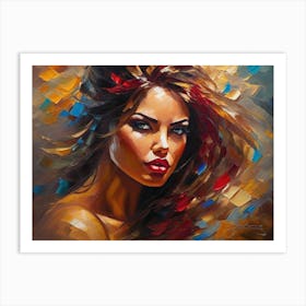 Portrait Of A Woman 3 Art Print