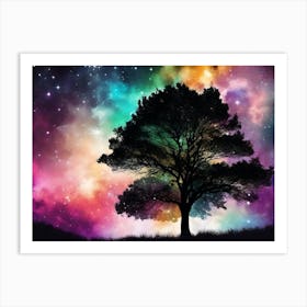 Tree In The Sky 10 Art Print