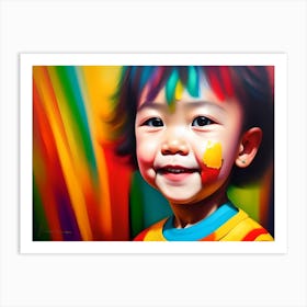 Happy Child Portrait Art Print