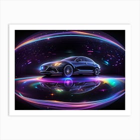 Futuristic Car 3 Art Print