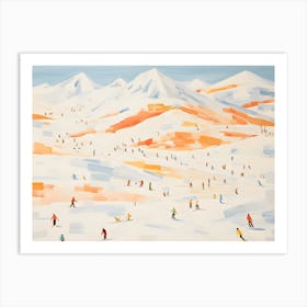 Ski Slopes Art Print