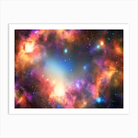 Starry Spiral Art Print