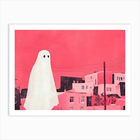 Ghost In The City Art Print