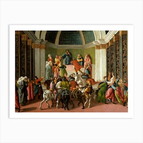 Sandro Botticelli Birth Of Jesus 3 Art Print