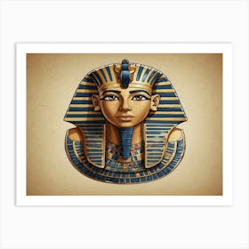 Pharaoh Mask 2 Art Print