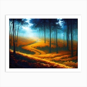 Forest Path 5 Art Print
