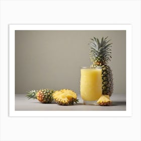 Pineapple Juice Art Print