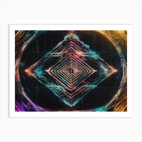 Psychedelic Abstract Art Print