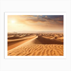 Desert Landscape 10 Art Print