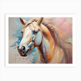 White Horse 4 Art Print