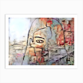 Urban Portrait Art Print