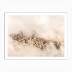 Clouds And Mountains In Austria Art Print