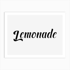 Lemonade Art Print