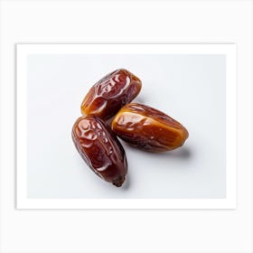 Dates On A White Background 4 Art Print