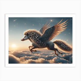 Hedgehogasus Wonder Art Print