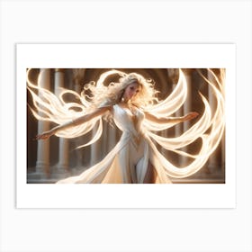 Angel With Wings Art Print