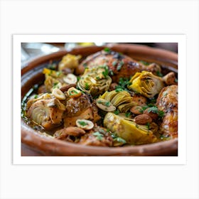 Chicken And Artichoke 3 Art Print