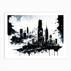 Cityscape 58 Art Print