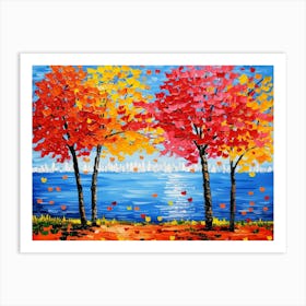 Autumn Trees 44 Art Print