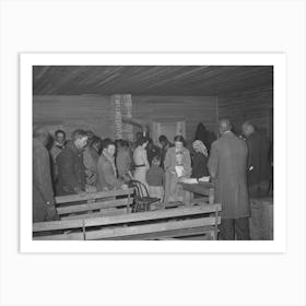 Agricultural Workers Union At Tabor, Oklahoma, Opens With A Prayer By Russell Lee Art Print