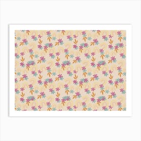 Daisy Pattern Art Print