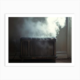 Steam Rising From A Radiator 3 Art Print