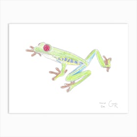 Tree Frog Art Print