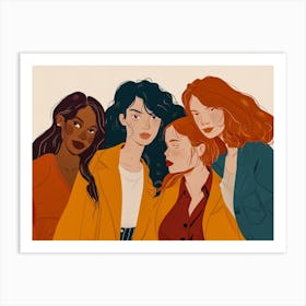 Group Of Women 11 Art Print