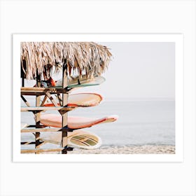 Surfboard Rental Art Print