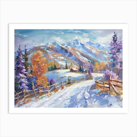 Winter Landscape 17 Art Print